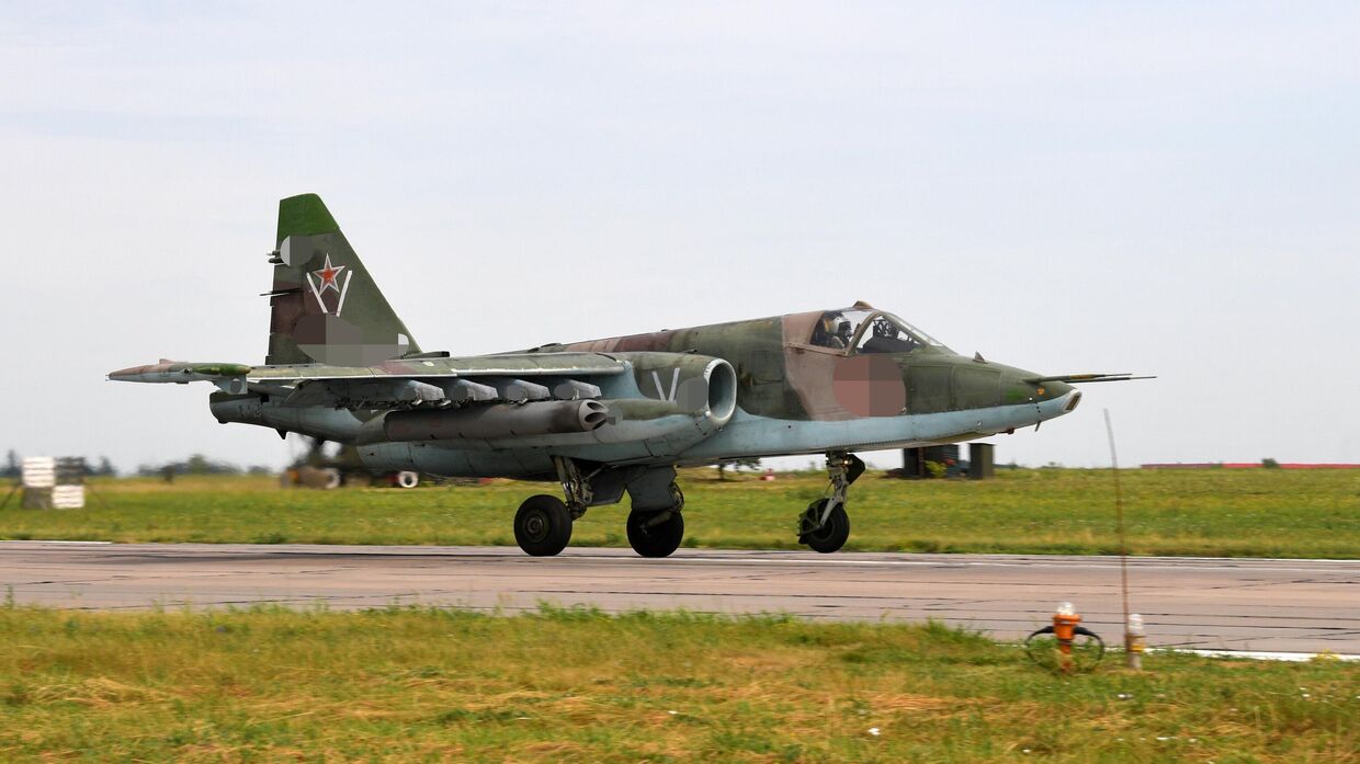 Аэродром базирования Су-25 в зоне проведения спецоперации