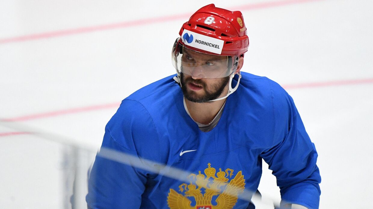 Игрок сборной России Александр Овечкин