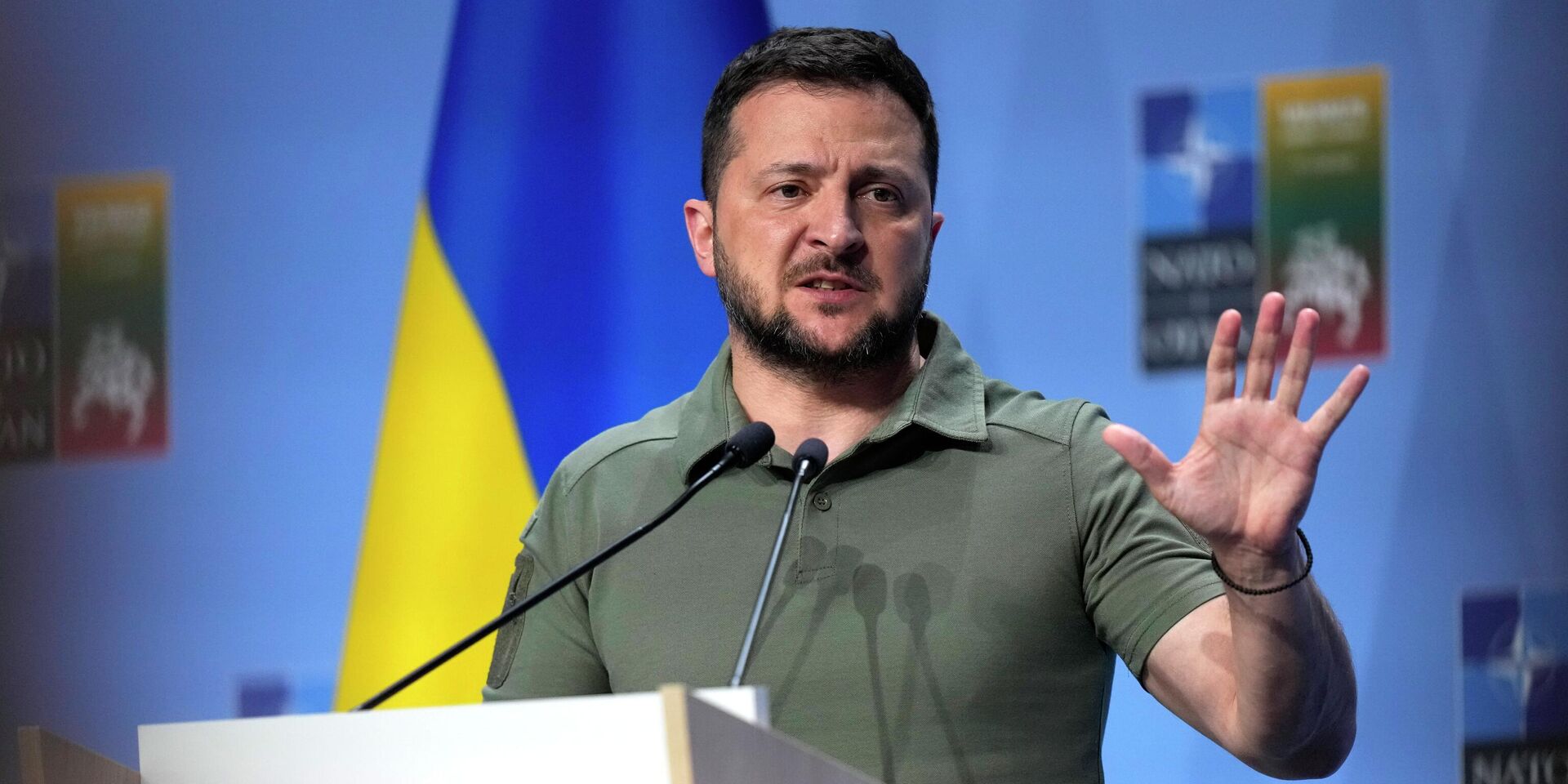 Президент Украины Владимир Зеленский на саммите НАТО в Вильнюсе - ИноСМИ, 1920, 04.07.2024