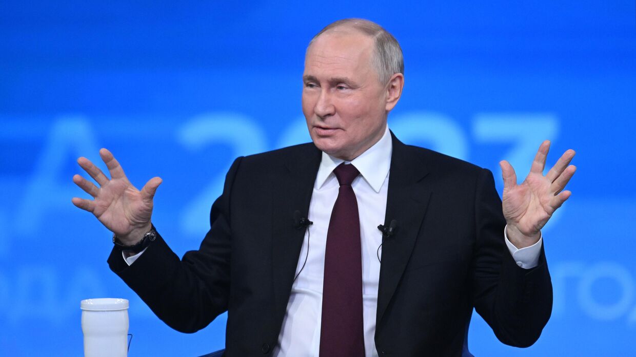 Прямая линия и большая пресс-конференция президента РФ В. Путина