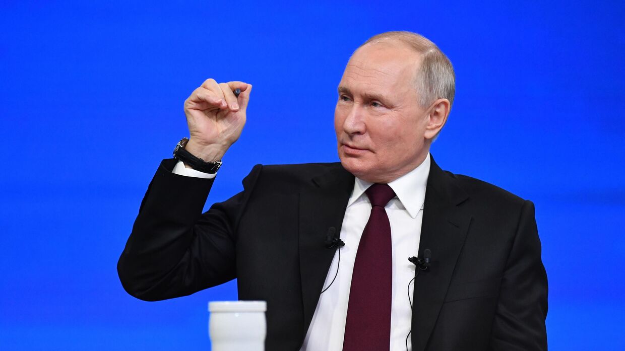 Прямая линия и большая пресс-конференция президента РФ В. Путина