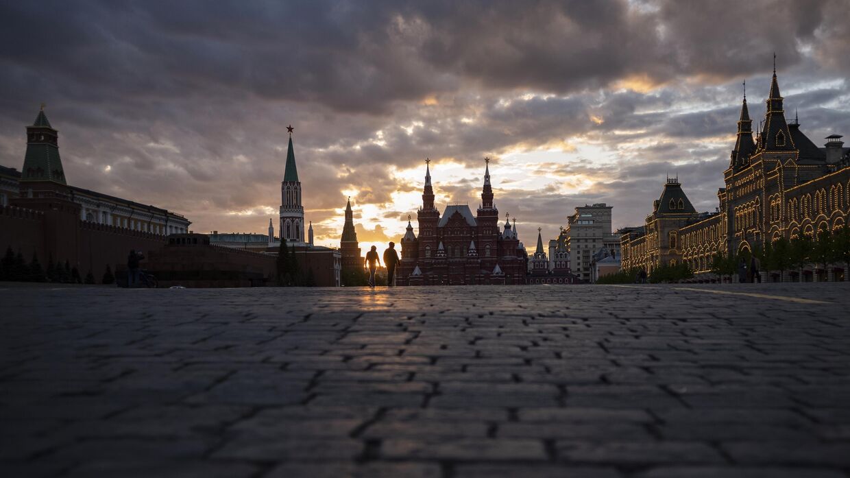 Москва во время режима самоизоляции жителей