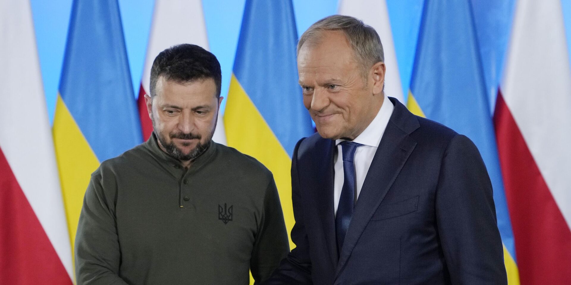 Встреча Владимира Зеленского с премьер-министром Польши Дональдом Туском - ИноСМИ, 1920, 21.05.2025