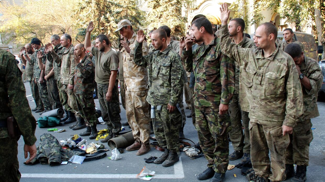 Украинские военные вышли из окружения под Иловайском