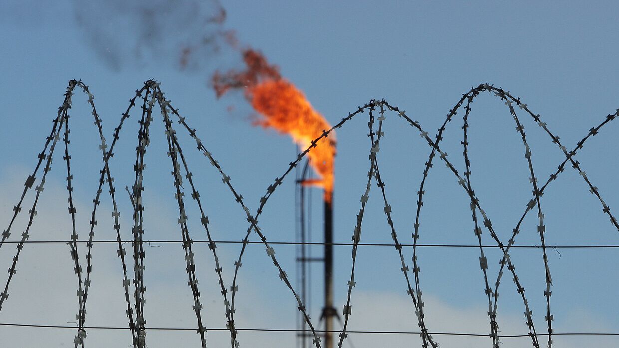 Газохранилище Черноморнефтегаз в Крыму