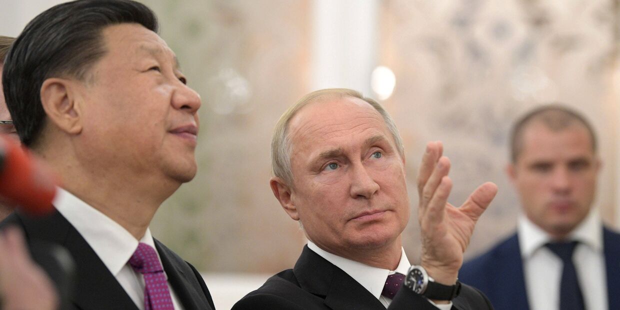 Мероприятия с участием президента РФ В. Путина в рамках государственного визита в РФ председателя КНР Си Цзиньпина
