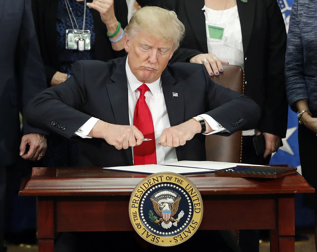 Президент США Дональд Трамп в Вашингтоне