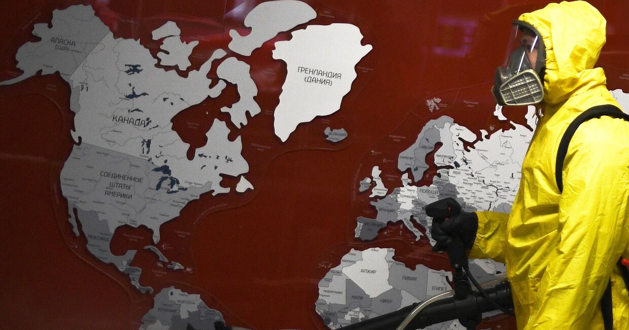 Дезинфекция Павелецкого и Ярославского вокзалов в Москве