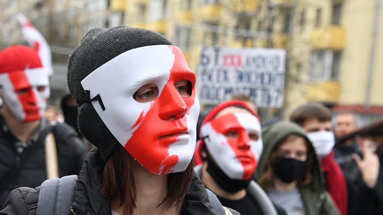 Акция протеста оппозиции в Минске