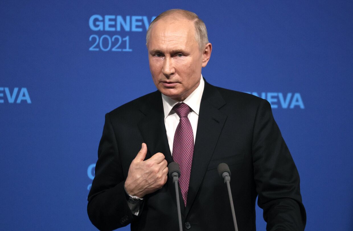 Встреча президентов России и США В. Путина и Дж. Байдена в Женеве