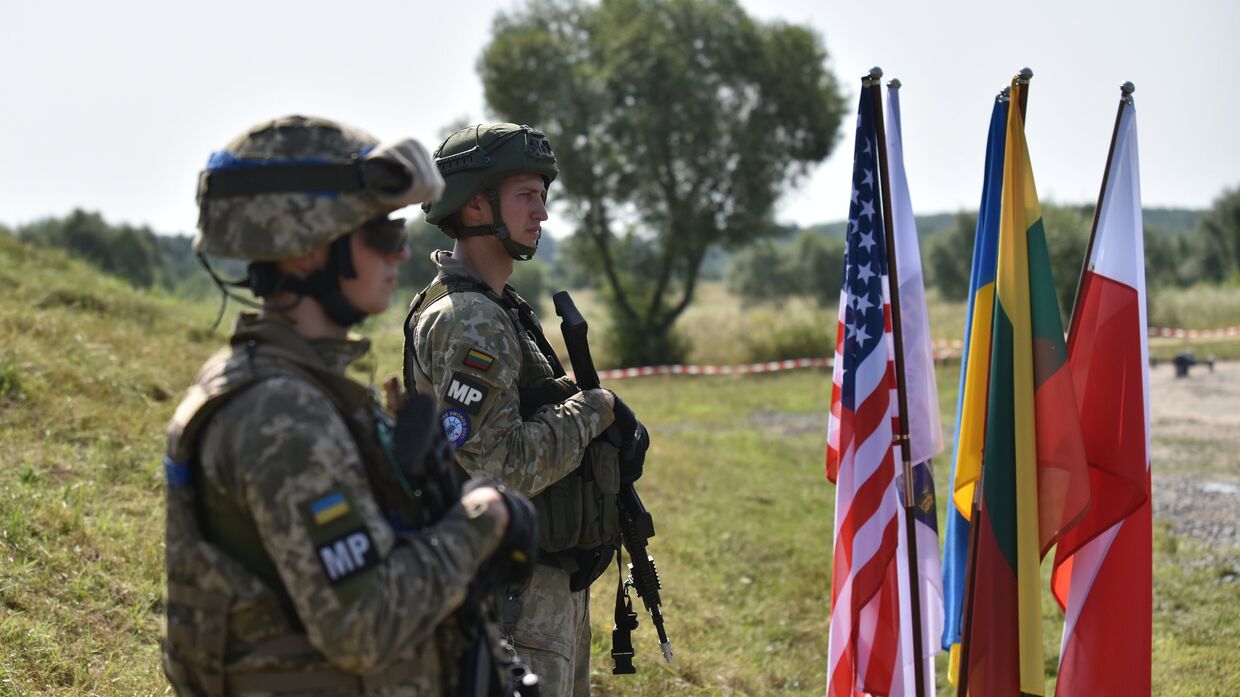 Совместные учения стран НАТО и Украины Три меча-2021