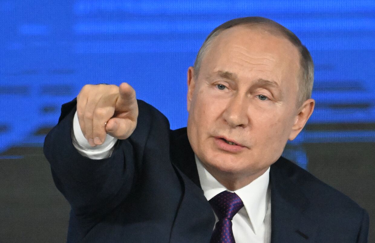 Ежегодная пресс-конференция президента России Владимира Путина